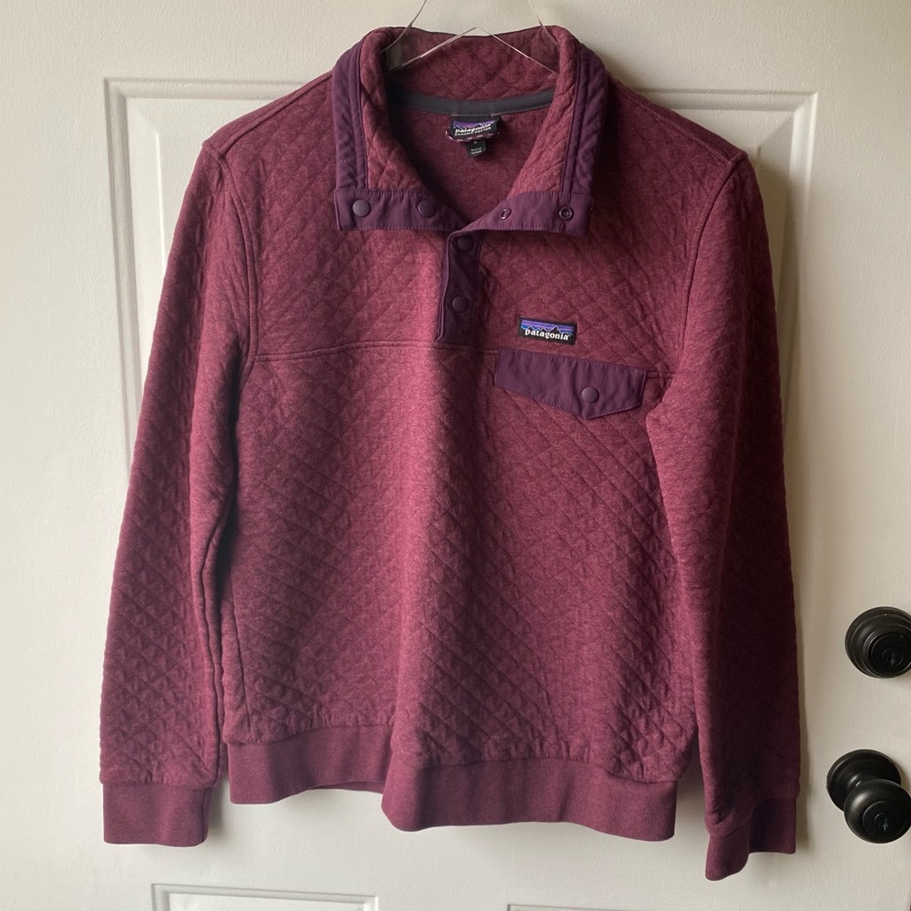 Patagonia Organic Cotton Quilt Snap-T Pullover Medium